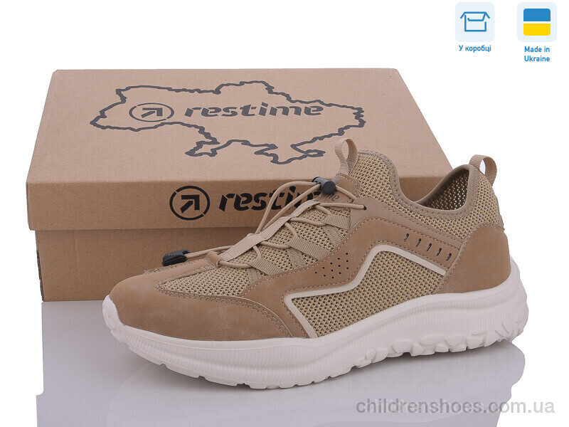 Кроссовки Restime AML24024 beige