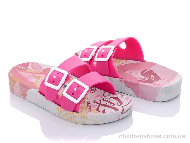 Шлепки детские Gezer 12692 pink-white