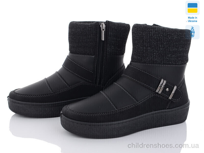 Дутики Progress Paolla 473 чорний