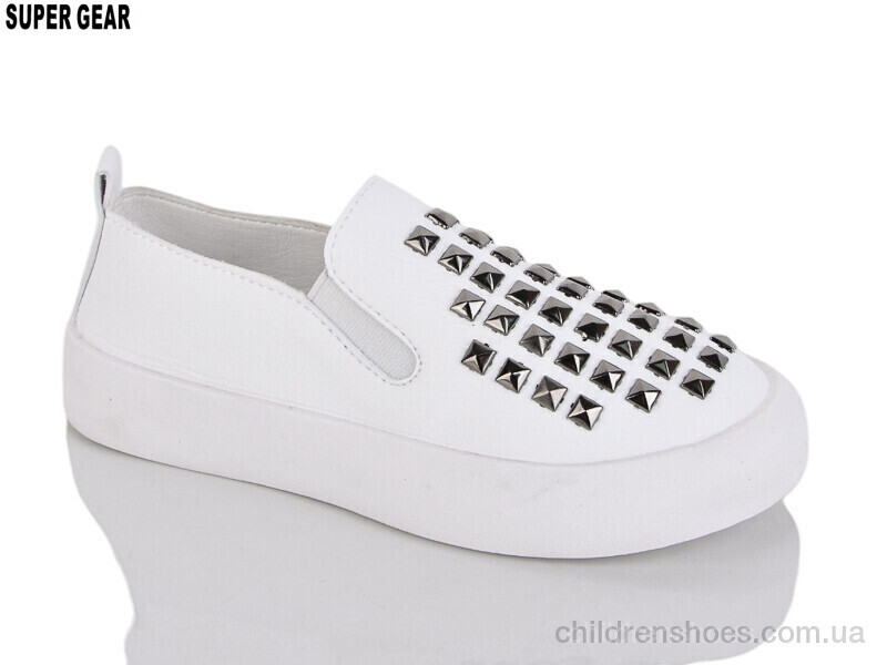Слипоны No brand 02-728 white