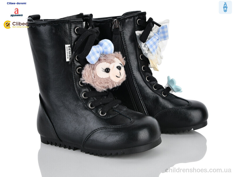 Сапоги A61196 black фліс Clibee-Doremi / p. 27-33 / 7пар