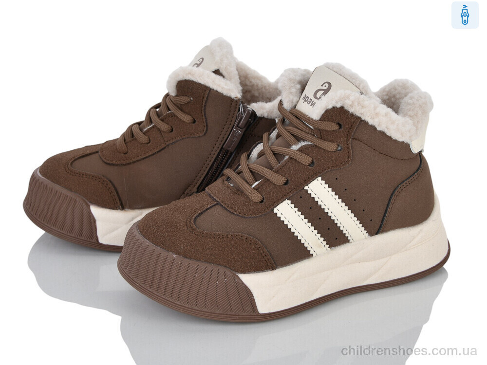 Ботинки ABQ5172R-1 brown Clibee-ShoSho / p. 27-32 / 8пар