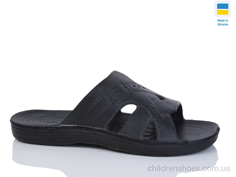 Шлепки Cross Пряжка чорний