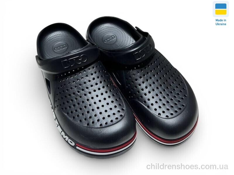 Кроксы 521 чорний Rai shoes / p. 41-46 / 6пар