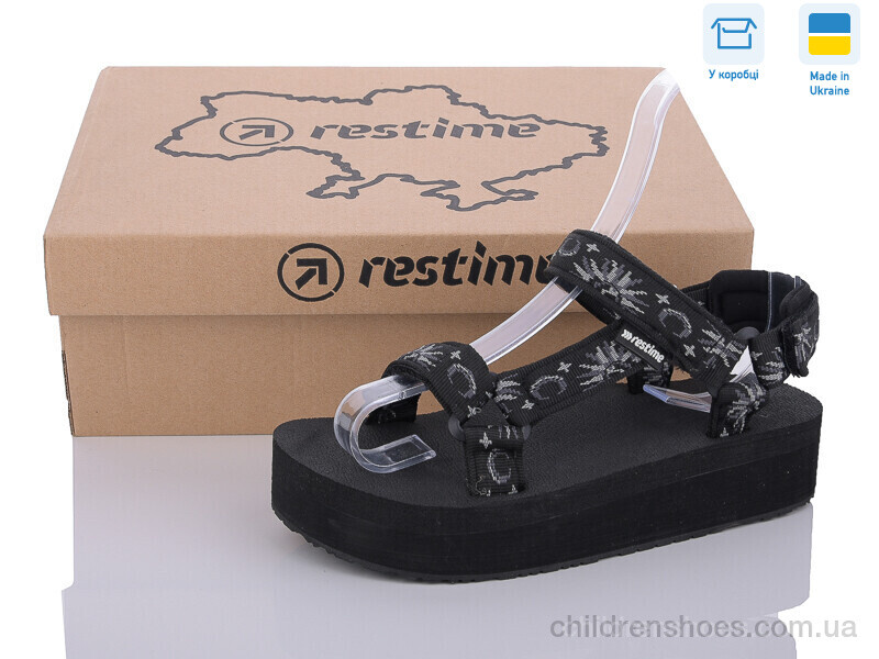 Босоножки Restime KWL24036 black-sun
