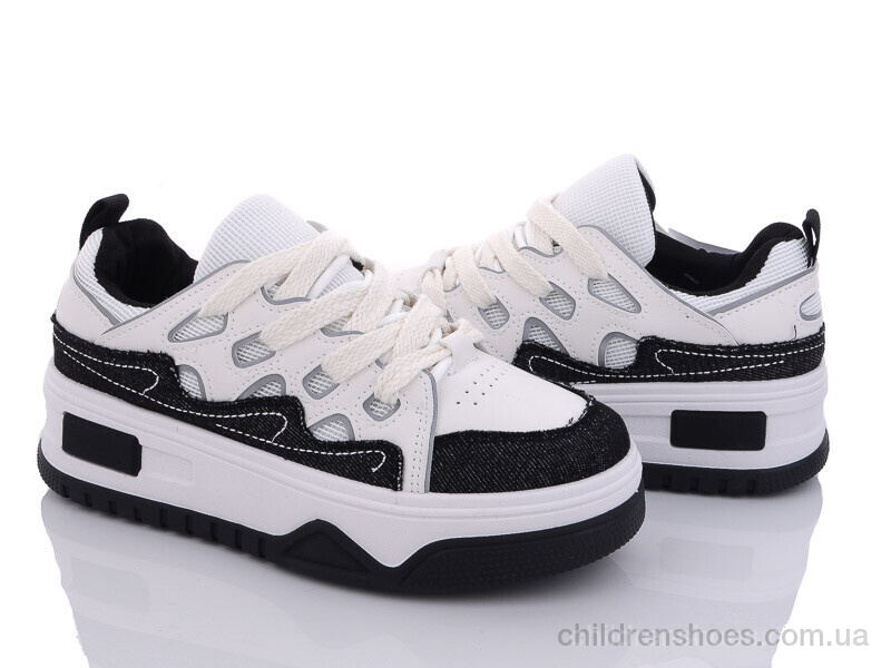 Кроссовки Violeta only one 20-1018-1 black-white