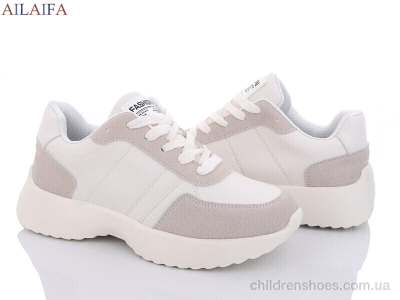 Кроссовки No brand A2361 beige піна
