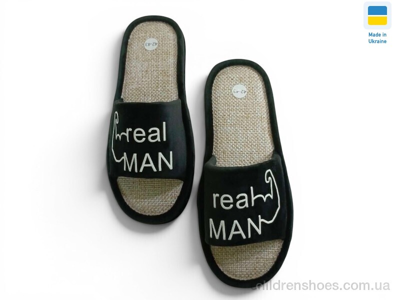 Тапки Rai Shoes RM чорний