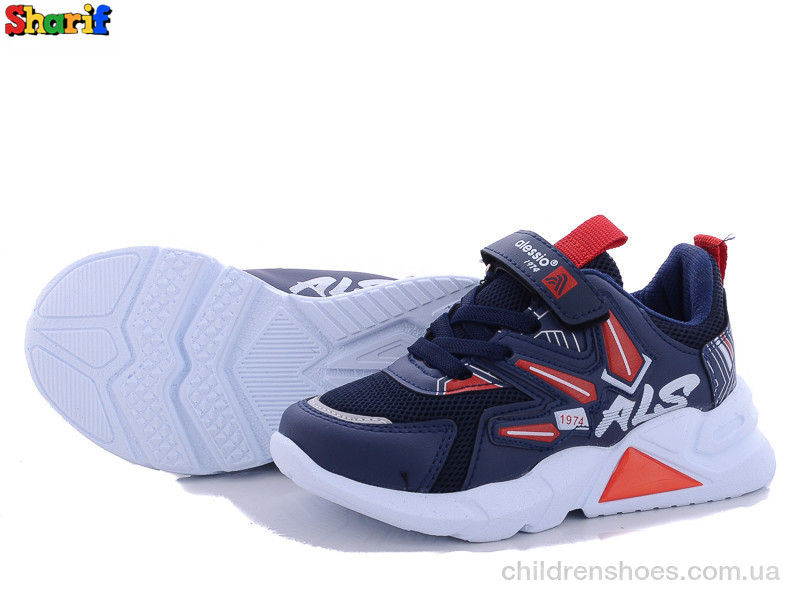 Кроссовки Alessio 049 blue-red (26-30)