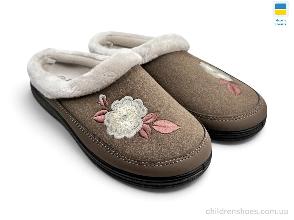 Тапки Т01 кавовий Rai shoes / p. 37-41 / 8пар