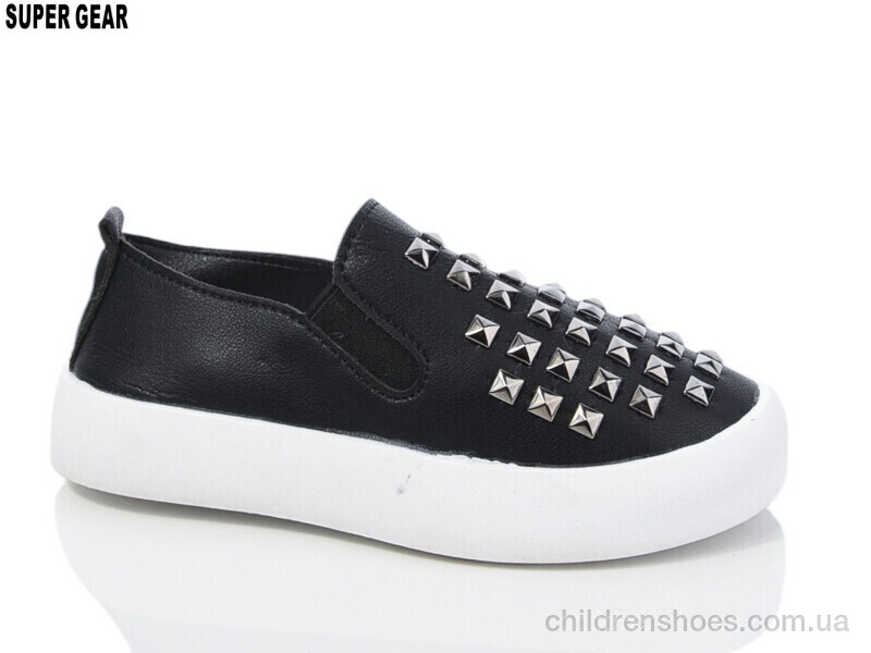 Слипоны No brand C729-1 black