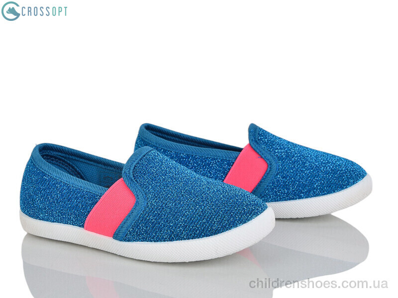 Слипоны No brand BE112 blue