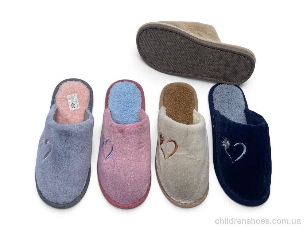 Тапки DF2505 mix Rai shoes / p. 36-41 / 12пар