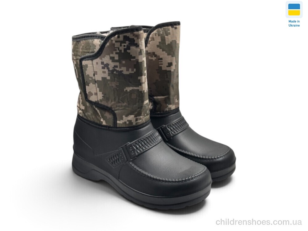Сапоги из пены 205 чорний Rai shoes / p. 41-45 / 8пар