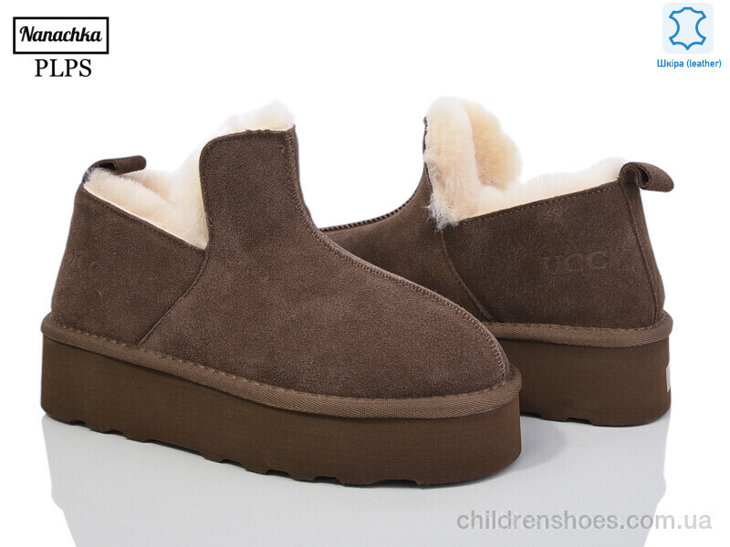 Угги 5804 brown PLPS-Nanachka / p. 36-41 / 6пар