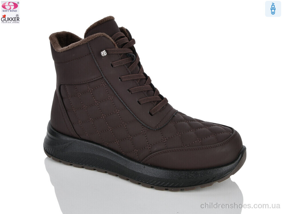 Ботинки YK4222 brown Gukkcr / p. 36-41 / 8пар