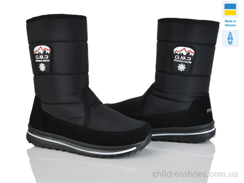 Дутики Progress 3117 чорний