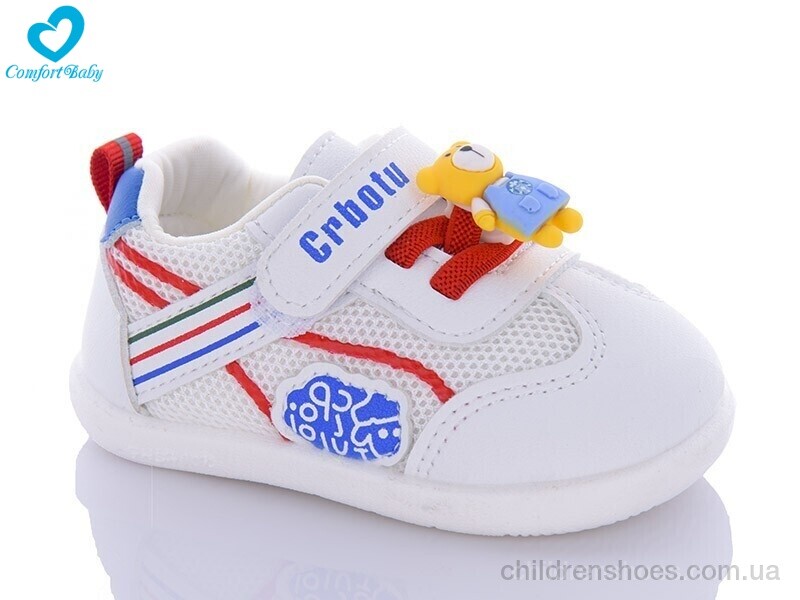 Кроссовки 6617-1 (11.5-13.5 см) б-син Comfort-baby / p. 16-20 / 6пар