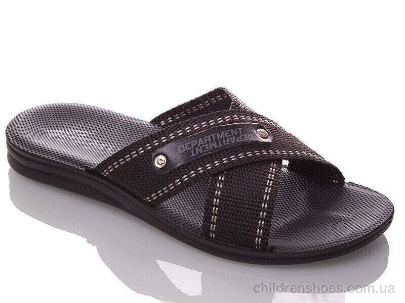 Шлепки Demur TRK Depart black-white