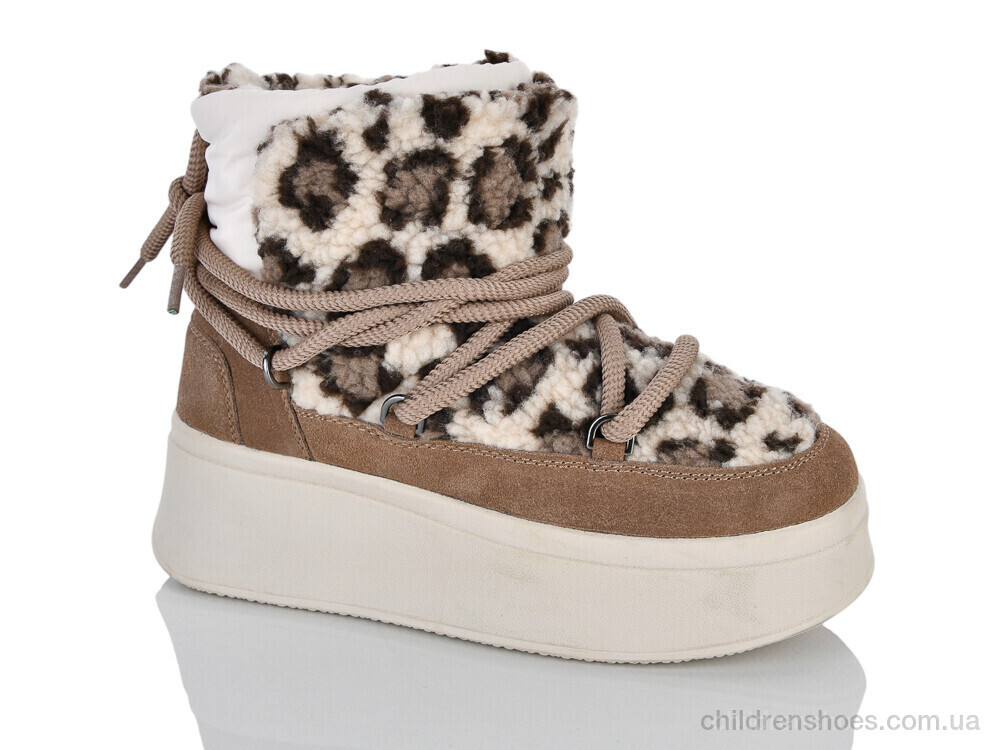 Угги M6139-8 khaki-leopard DINO ALBAT / p. 36-41 / 8пар