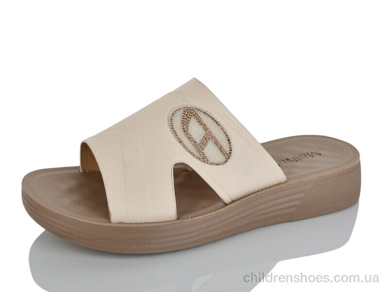 Шлепки женские Mainelin 2598 l.beige