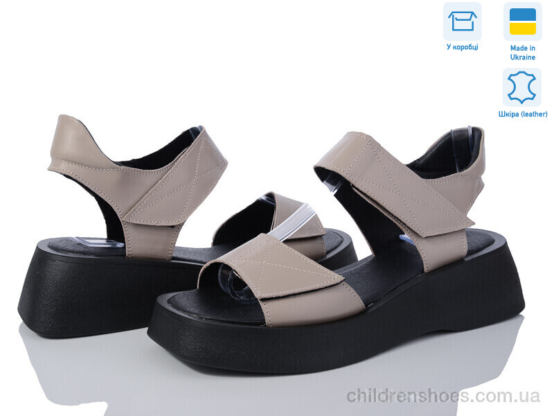 Босоножки IT Style 4070-19 беж-чорн