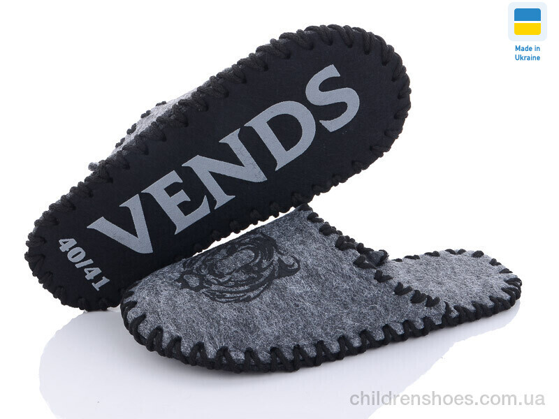 Тапки Vends 362 сірий