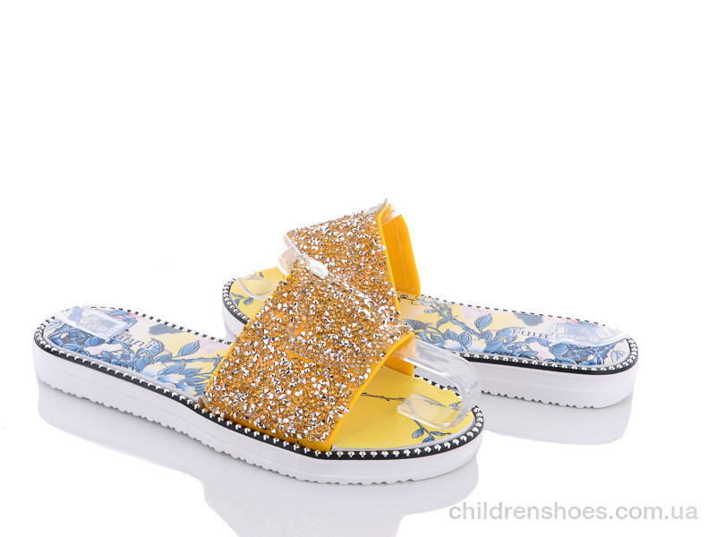 Шлепки женские Gedanni A8 жовтий