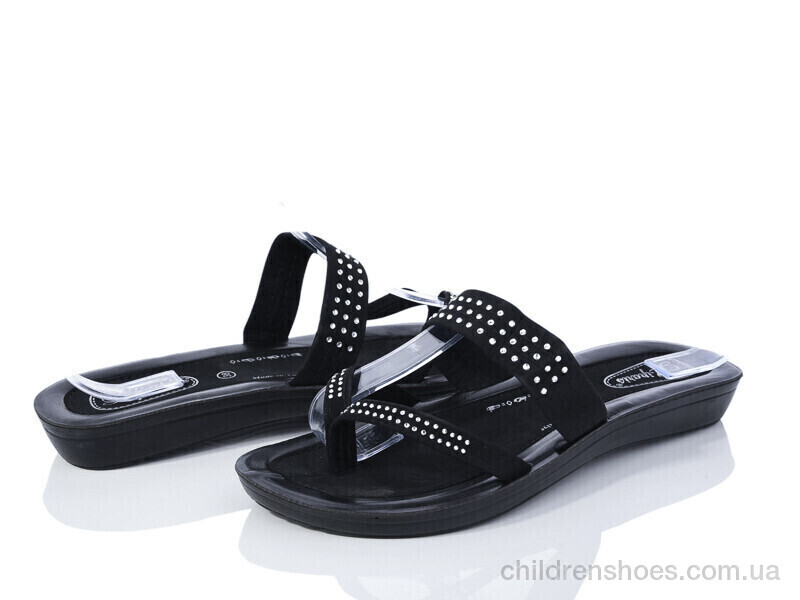 Шлепки женские Demur 2024-040 чорний