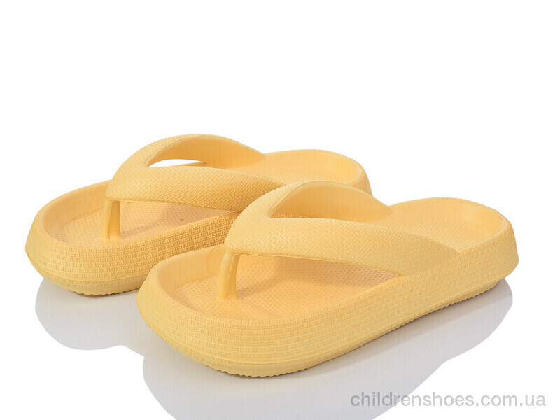 Шлепки женские No brand 3612-1619 yellow
