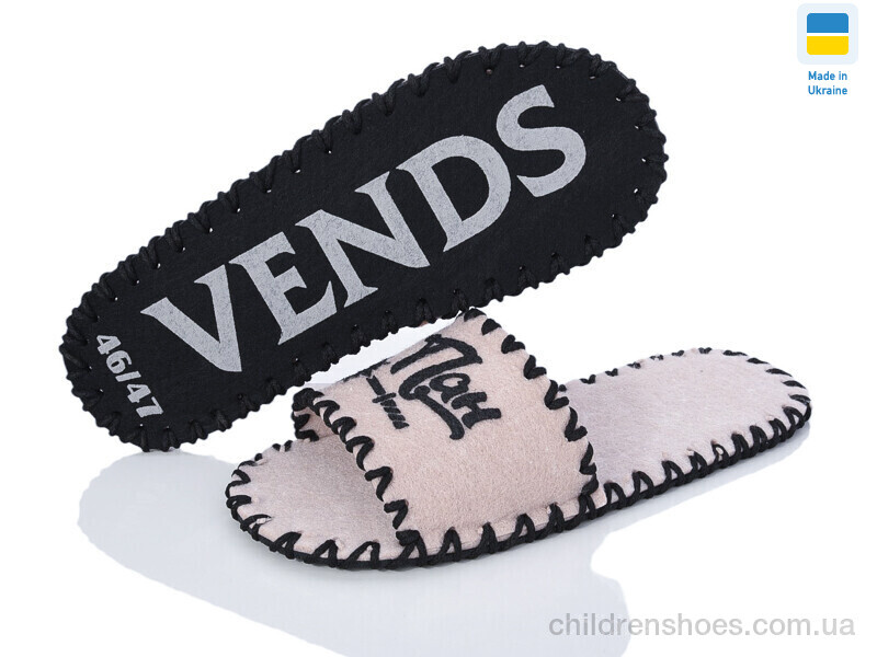Тапки Vends 342M бежевий