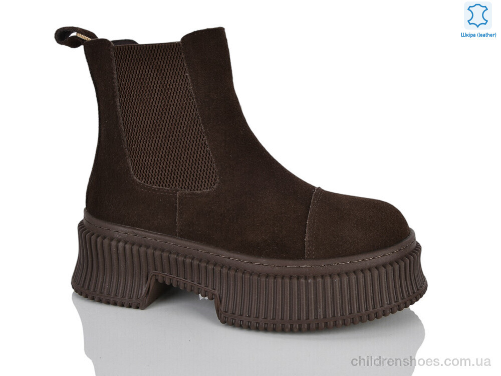 Ботинки E8914-1 brown DINO ALBAT / p. 36-41 / 8пар