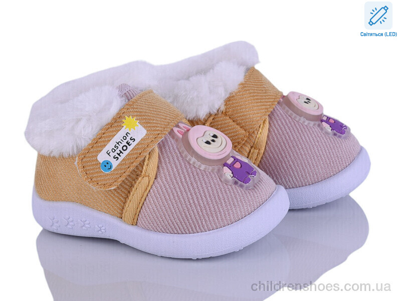 Пинетки No brand 905 pink LED