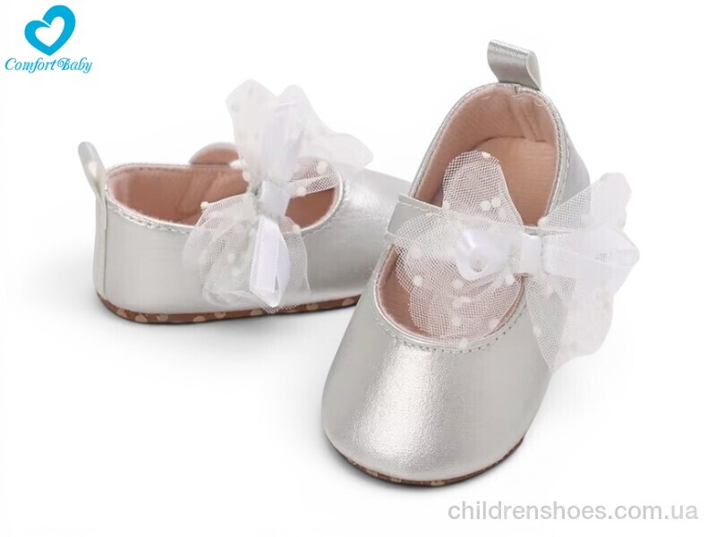 Пинетки 2688-2A срібний Comfort-baby / p. 11-13 / 6пар