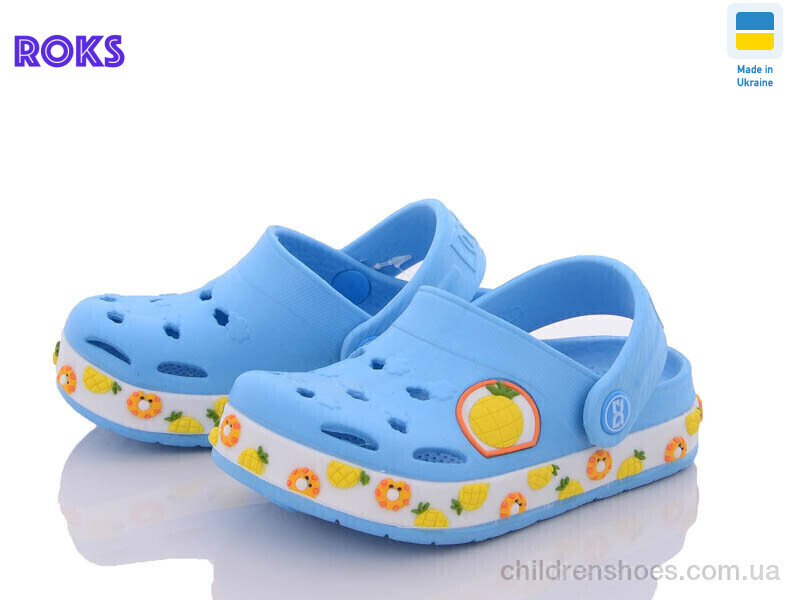 Кроксы Dago 330-1 голубой ананас