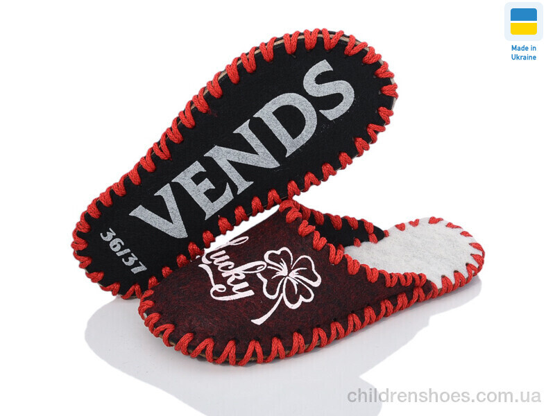 Тапки Vends 237W бордо