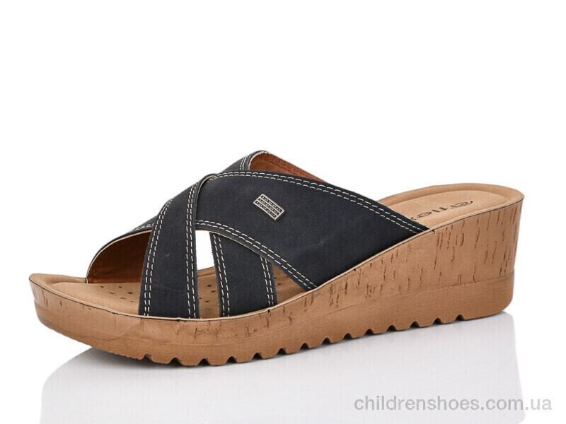 Шлепки женские Flex 329574 чорний