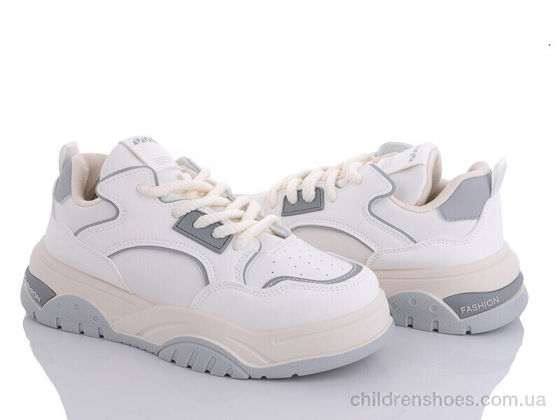 Кроссовки Violeta only one 149-35 white-grey