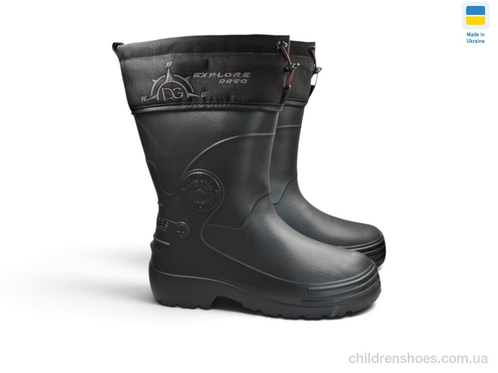 Сапоги из пены М250 чорний Rai shoes / p. 41-46 / 5пар