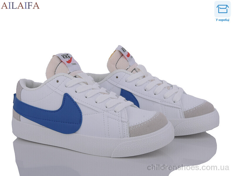 Кроссовки Aelida K011 white-blue