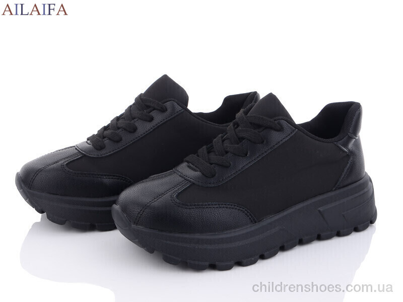Кроссовки No brand 2382 all black піна