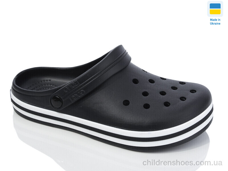 Кроксы N520 чорний Lot Shoes / p. 41-46 / 6пар