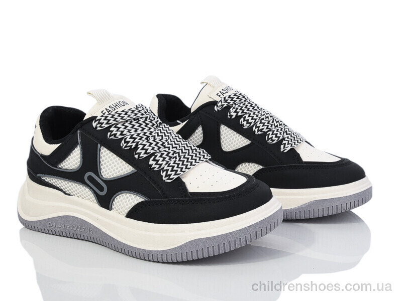 Кроссовки Violeta 149-50 white-black