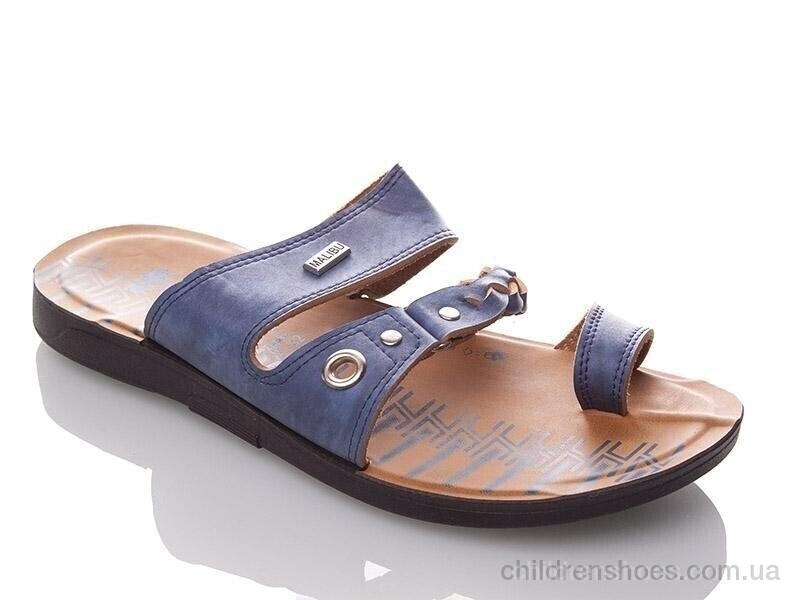 Шлепки Demur MN19 blue