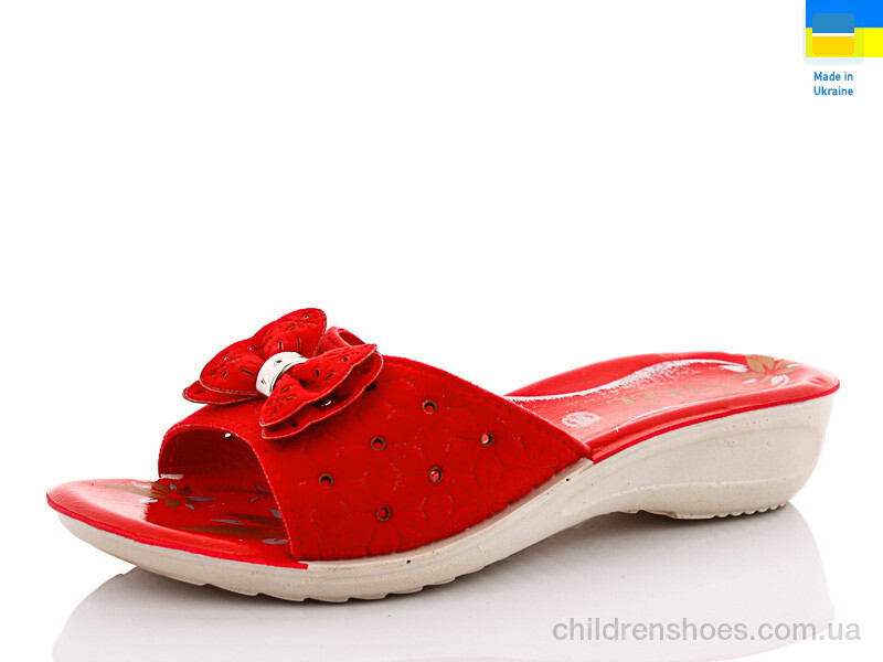 Шлепки детские Steel ТДД01904-03-1бант красный
