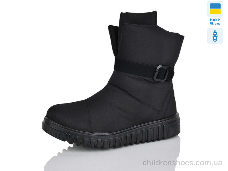 Дутики 44-17 чорний Lot Shoes / p. 38-42 / 6пар