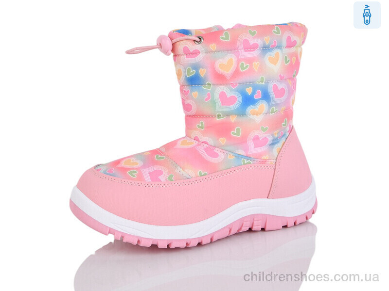 Дутики No brand 528-3 рожевий