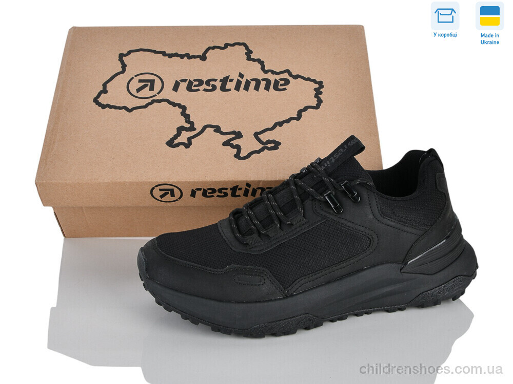 Кроссовки AM026870 black Restime / p. 41-45 / 8пар