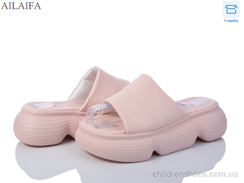 Шлепки женские Ailaifa 7055 pink