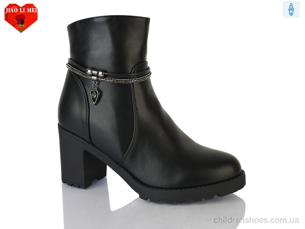 Ботинки 502 black Jiao Li Mei / p. 36-40 / 6пар